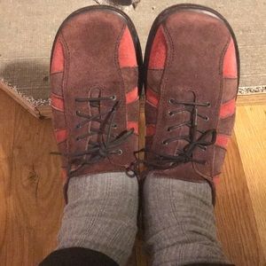 Dansko suede oxfords